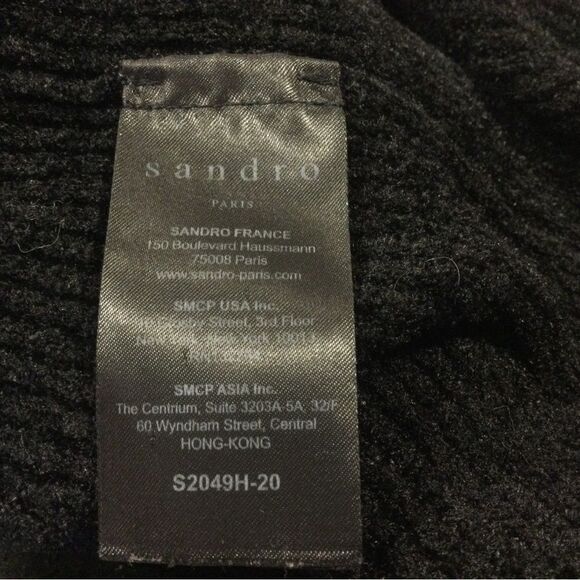 SANDRO Olympe Ribbed Sweater - Picture 10 of 12